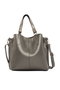 Zoozie Bags Bolso de Hombro Plateado Midi